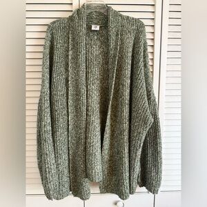 Cabi XL sage green travel sweater